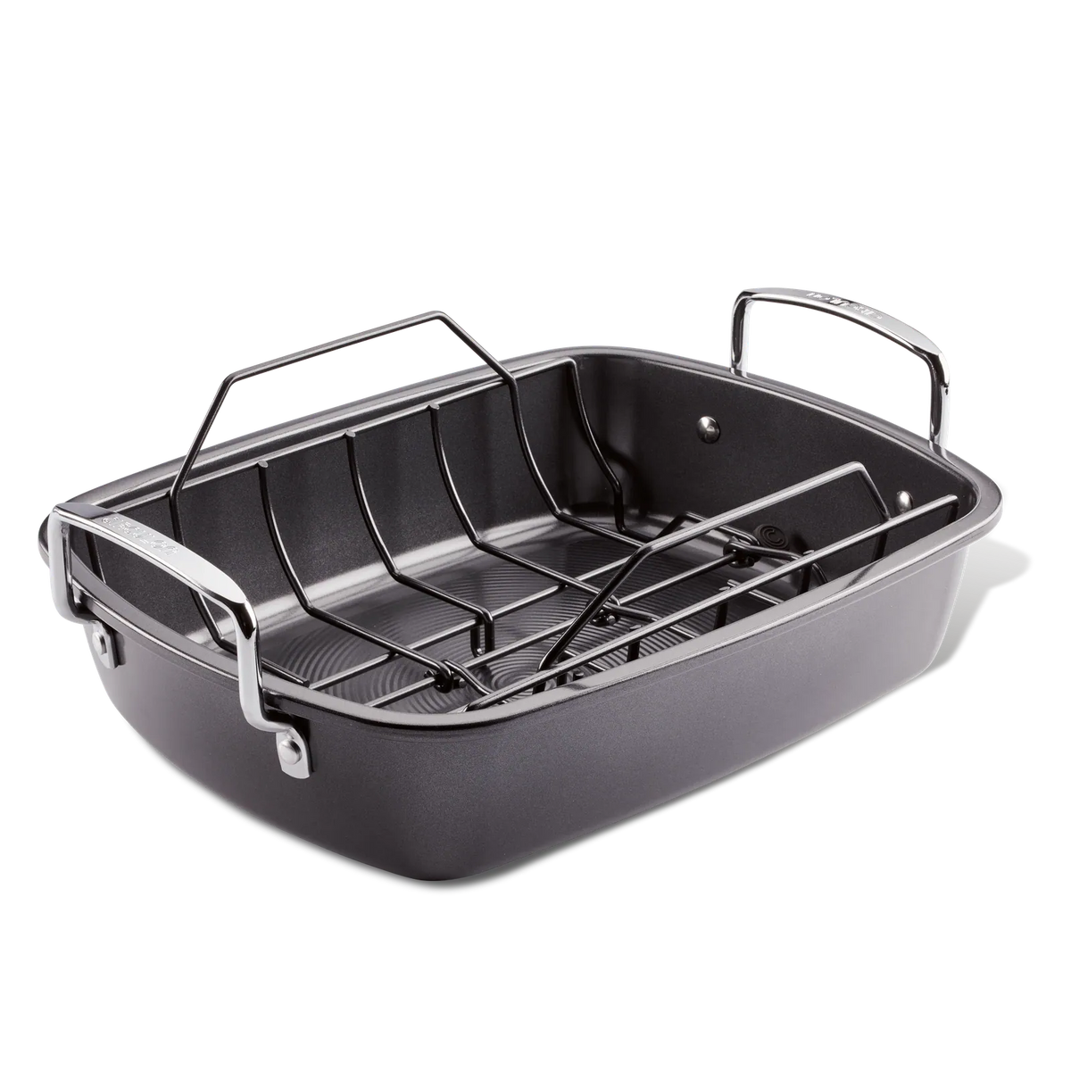 Roasting Pan: Nonstick Roaster Pan with Easy Serve Rack