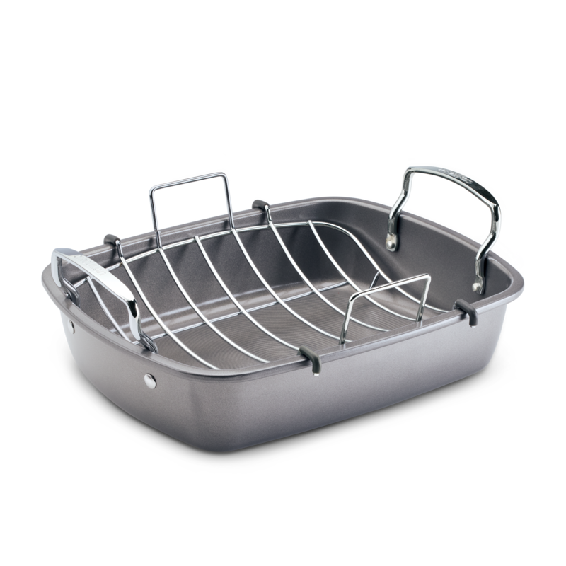 Roasting Pan with Rack: Nonstick Roaster