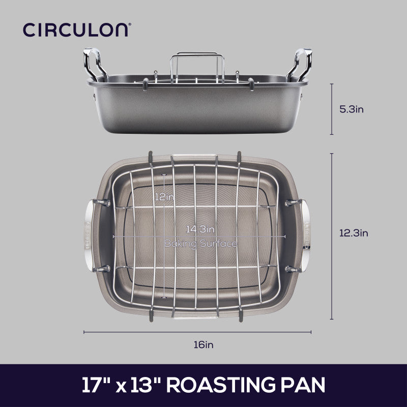 Cake Tin Circulon Roast Bake Set Circulon Bakeware 2-Piece Cookie