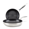 8" & 10.25" Hybrid Stainless Steel Open Frying Pans