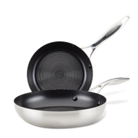 8" & 10.25" Hybrid Stainless Steel Open Frying Pans