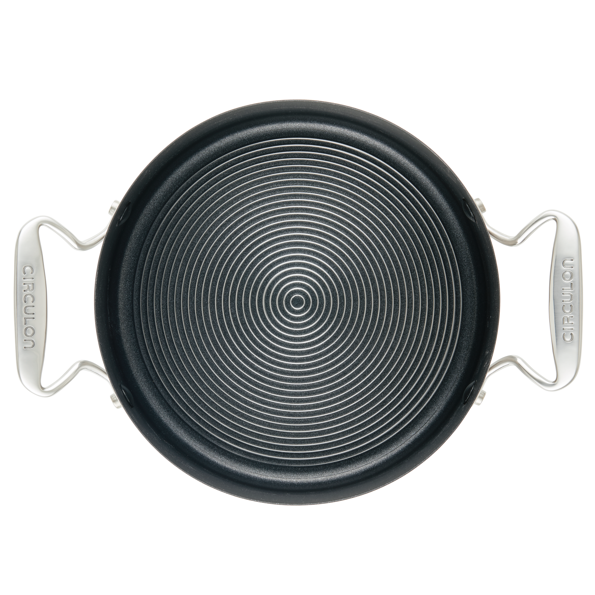 Circulon Genesis Hard-Anodized Nonstick 11-inch Round Grill Pan