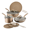 10-Piece ScratchDefense Nonstick Cookware Set