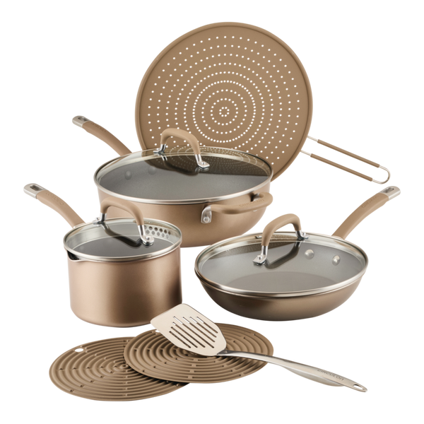 10-Piece ScratchDefense Nonstick Cookware Set – Circulon