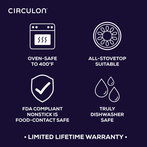 5-Quart ScratchDefense Nonstick Dutch Oven with Lid