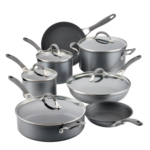 12-Piece ScratchDefense™ Nonstick Cookware Set – Circulon