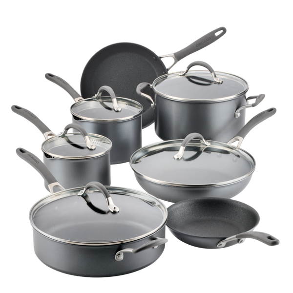 12-Piece ScratchDefense™ Nonstick Cookware Set – Circulon