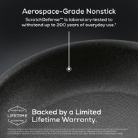 12-Piece ScratchDefense™ Nonstick Cookware Set