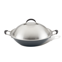 14-Inch A1 ScratchDefense™ Nonstick Wok with Lid