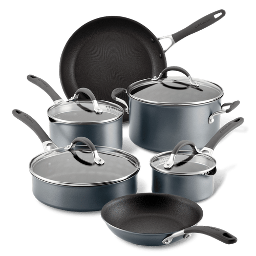 10-Piece ScratchDefense™ Nonstick Cookware Set