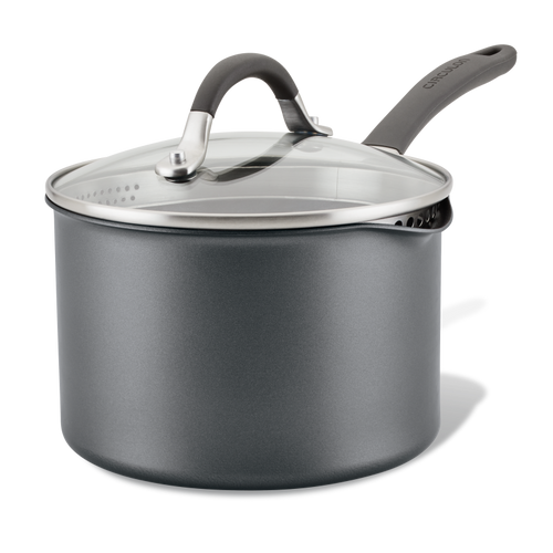 3-Quart A1 ScratchDefense™ Nonstick Saucepan and Lid