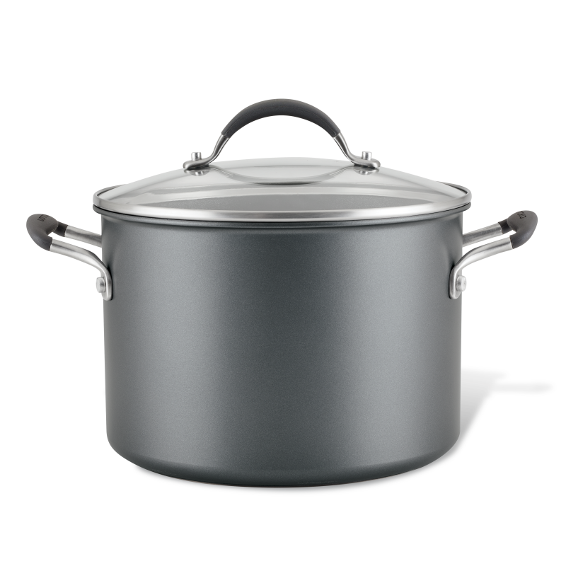 8-Quart Pot ScratchDefense™ Nonstick Stockpot with Lid