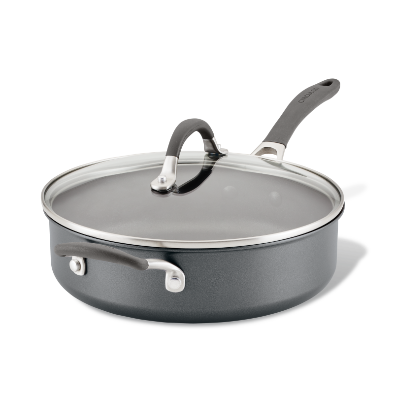 5-Quart A1 ScratchDefense™ Nonstick Saute Pan with Lid