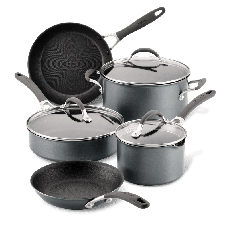 8-Piece A1 ScratchDefense™ Nonstick Cookware Set