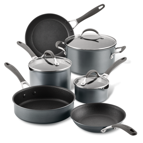 ScratchDefense™ A1 Series 9-Piece A1 ScratchDefense™ Nonstick Cookware Set
