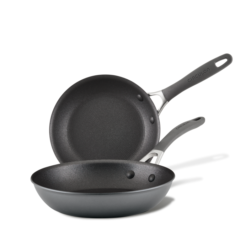 8.5-Inch and 10-Inch A1 ScratchDefense™ Nonstick Frying Pan Set