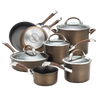 11-Piece Cookware Set: Nonstick & Hard-Anodized