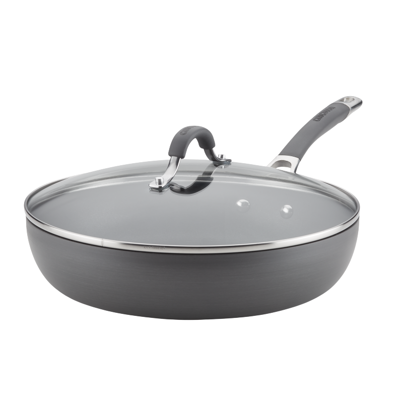 12-Inch Nonstick Deep Frying Pan