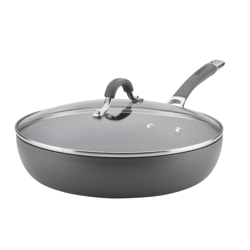 12-Inch Nonstick Deep Frying Pan