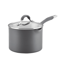 3-Quart Nonstick Straining Saucepan