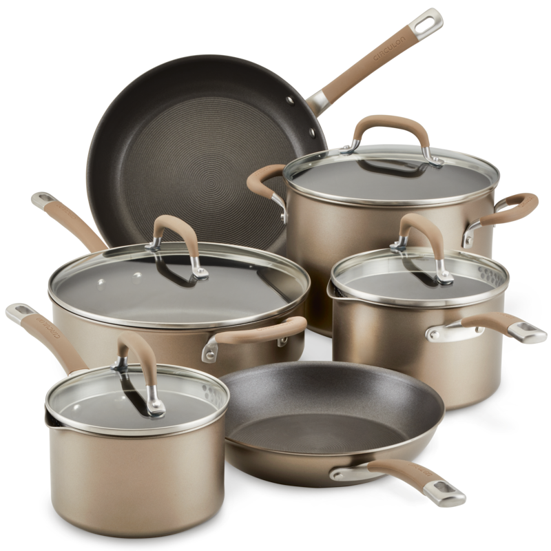 10-Piece Nonstick Cookware Set