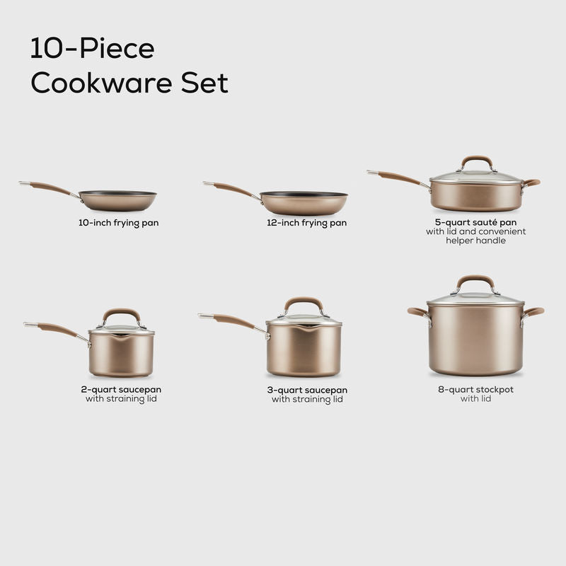 Hard-Anodized Frying Pan Set (Nonstick & Safe Fry Pans) | Circulon