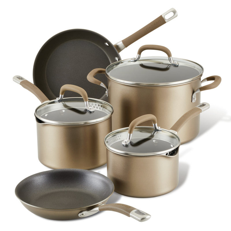 8-Piece Nonstick Cookware Set
