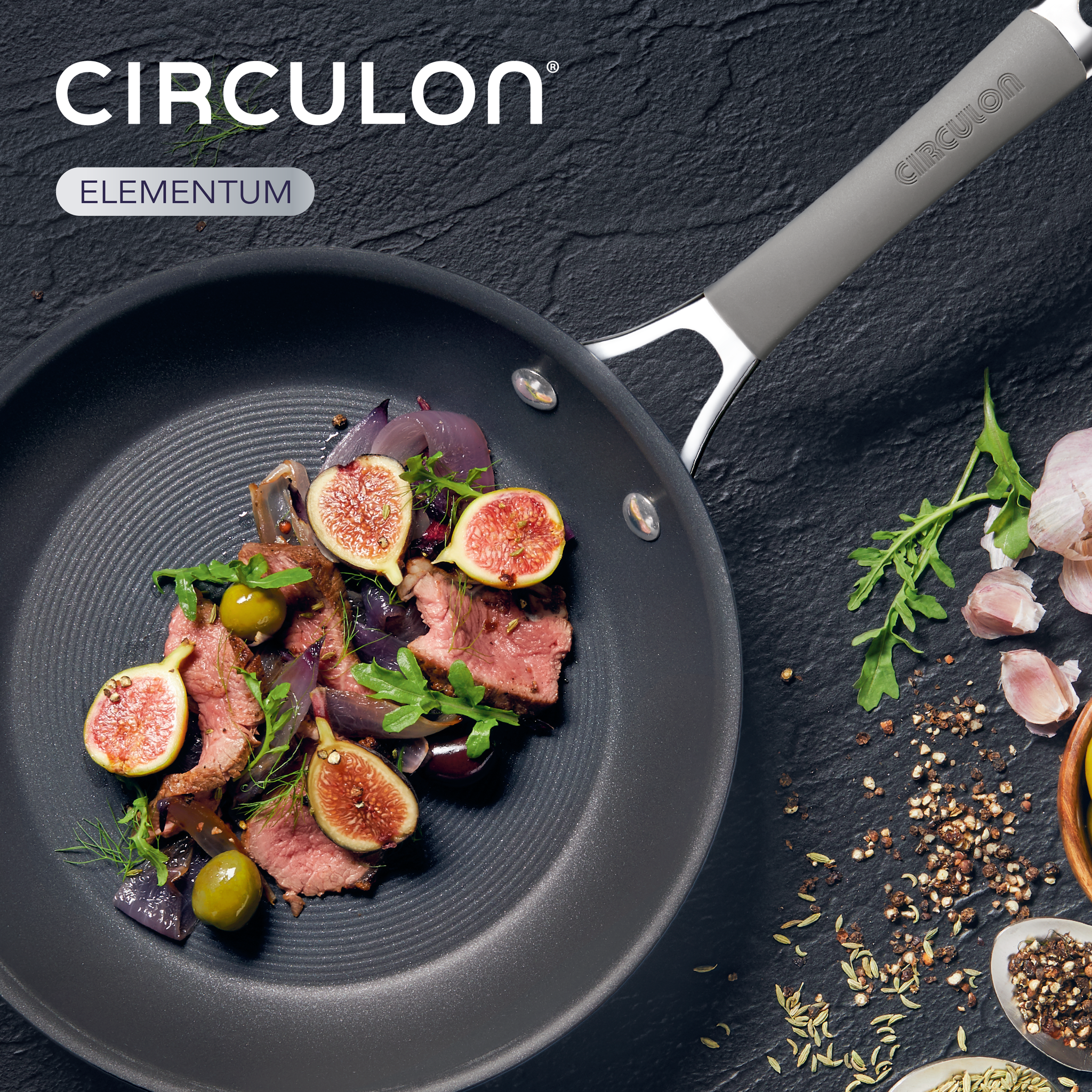 Meyer Circulon Elementum 10 Pc. Hard Anodized Nonstick Cookware Set, Hard  Anodized, Household