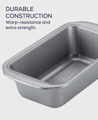 These 9-by-5-Inch Loaf Pans, available in a set of four, feature heavy-gauge steel construction for exceptional durability and warp resistance. The nonstick coating ensures easy food release and simplifies cleanup, making these pans an essential addition to any kitchen.