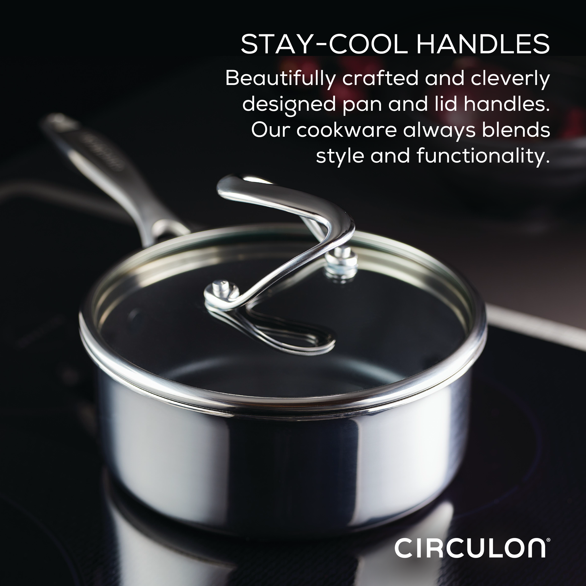 11-Piece Clad Stainless Steel and Hybrid Nonstick Cookware Set – Circulon