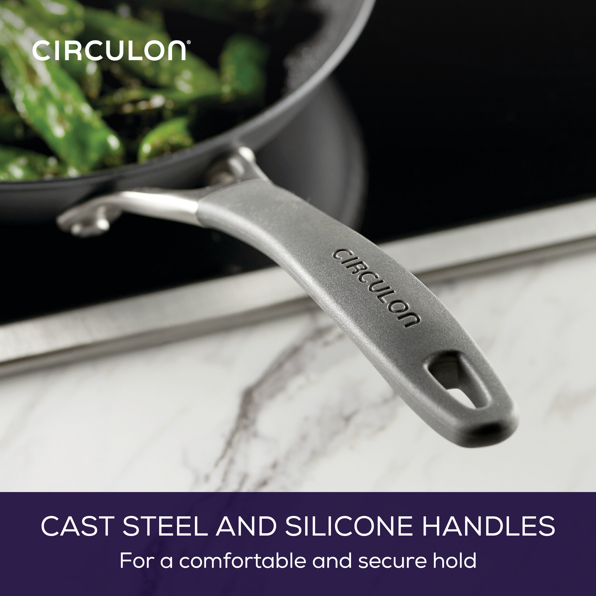 Circulon 9 Piece Stainless-Steel Nonstick Cookware Set w/ Bonus Slotted Turner
