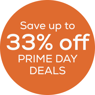 Save up to thirty three percent off during Prime Day