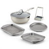 Infinity Pan with ScratchDefense™ 7-Piece Nonstick Cookware & Toaster Oven Bakeware Bundle