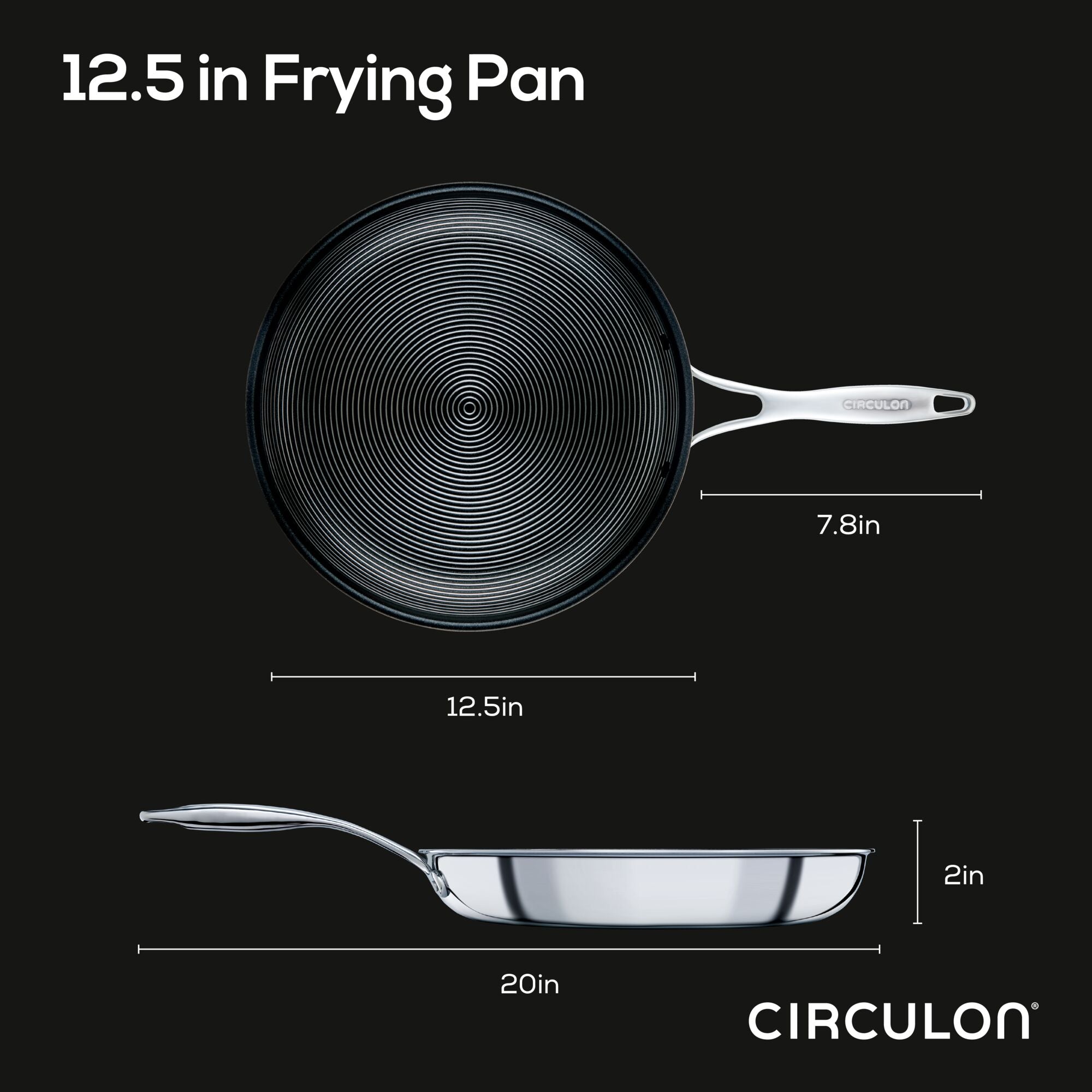 Circulon 12 Open Saute Roaster NEW Yan's Everything Pan (chef
