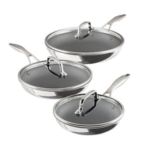 C1 Series: 6-Piece ScratchDefense™ Nonstick Pan Set on display.