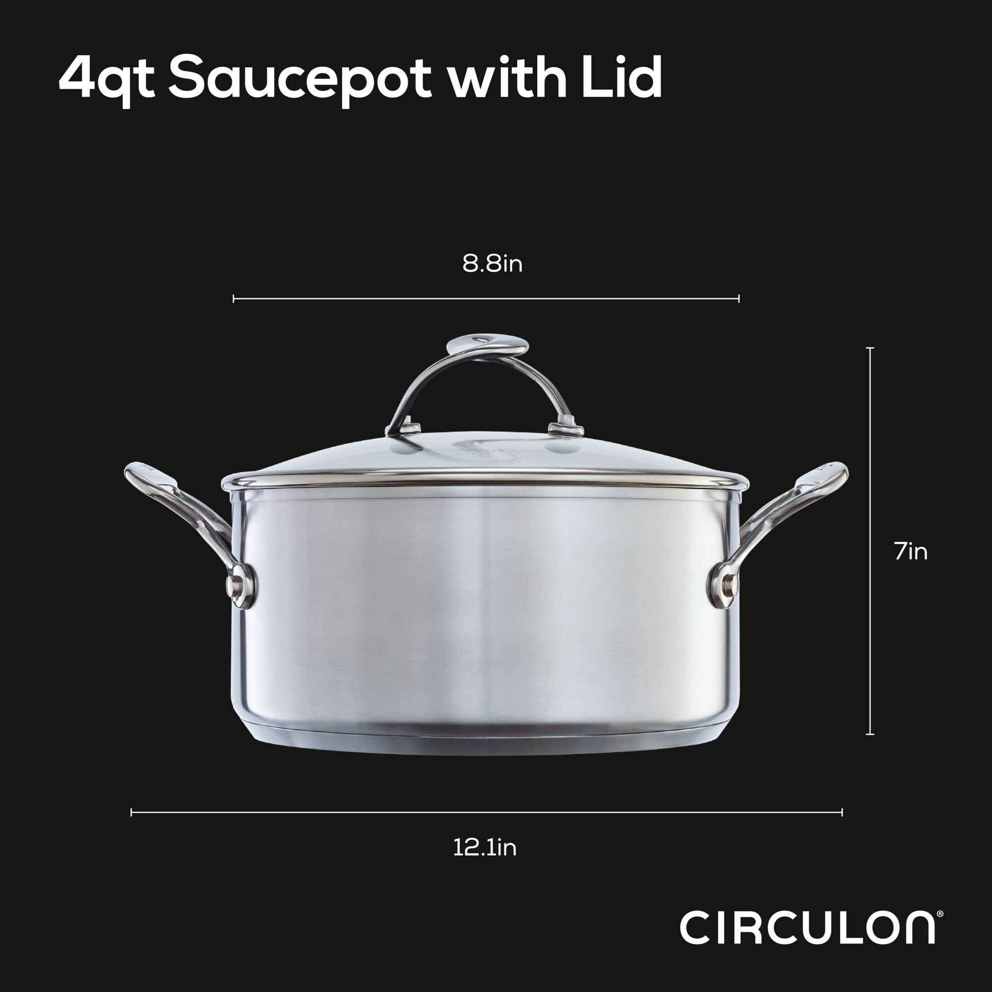 iCook™ 4-Piece Saucepan Set, Cookware