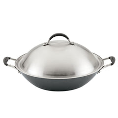 14-Inch A1 ScratchDefense™️ Nonstick Wok with Lid Product Image