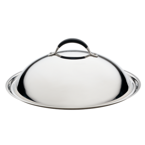 14-Inch Stainless Steel Domed Lid
