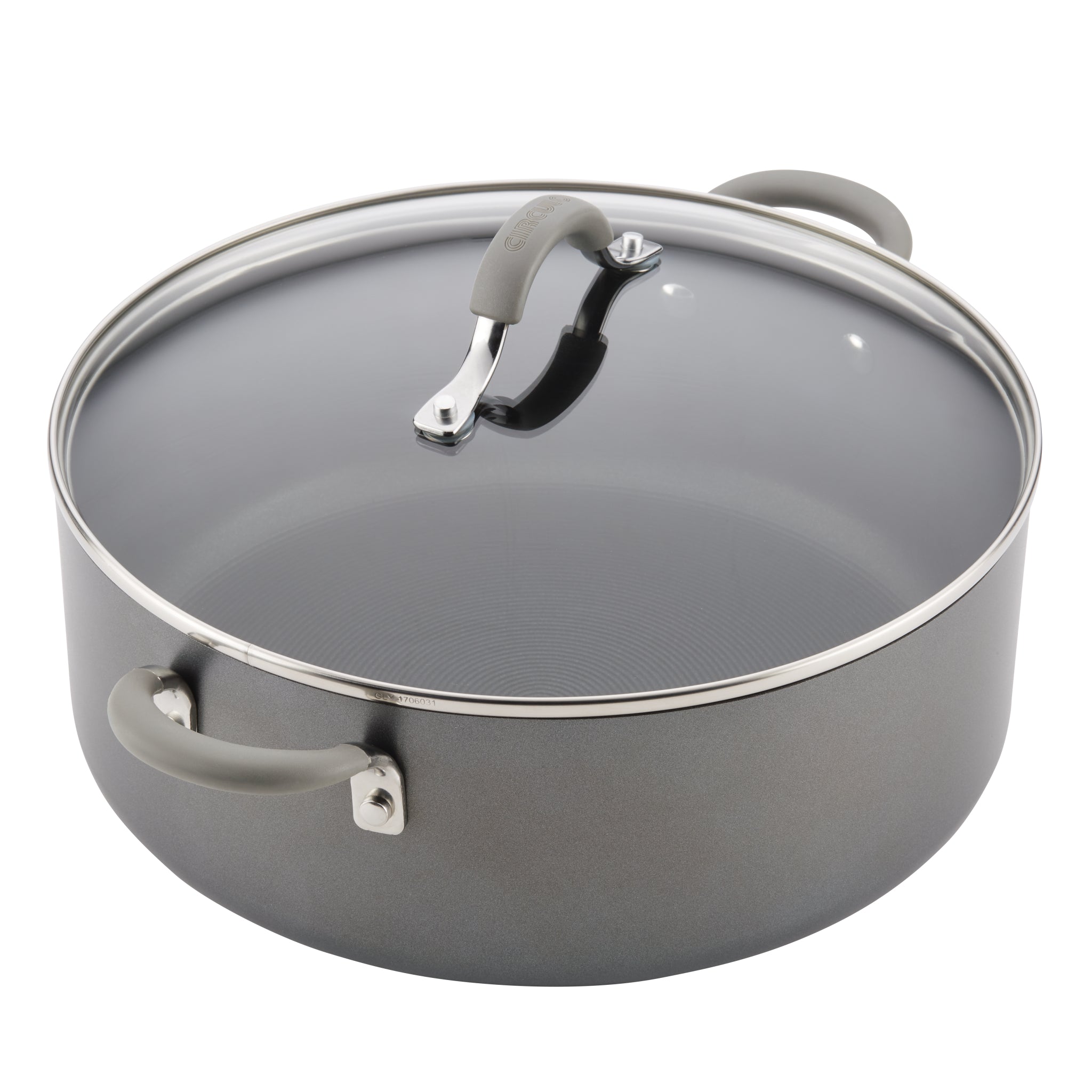 Circulon SteelShield Stainless Steel 7.5-Qt. Stockpot with Lid, Silver