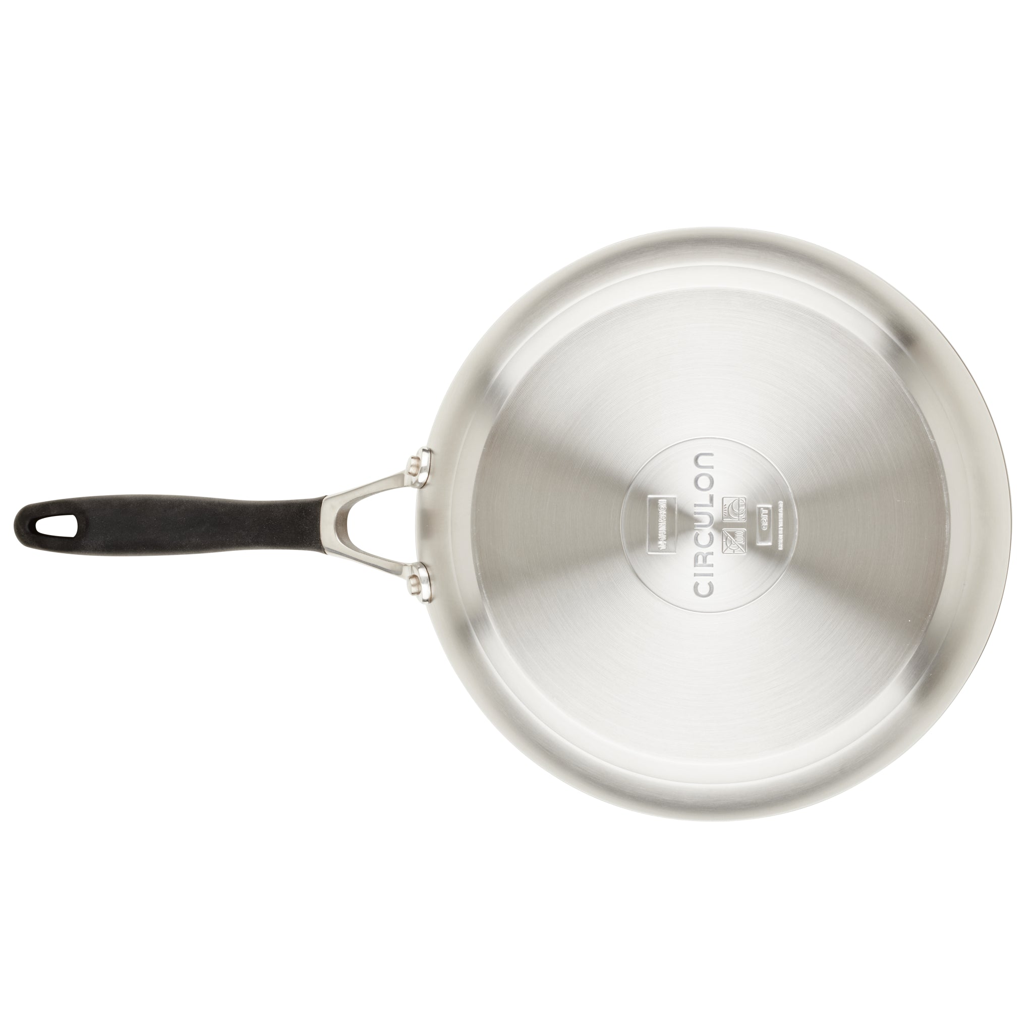 Circulon Clad Stainless Steel Stir Fry Pan with Hybrid SteelShield, 12.5  Inch, Silver & Reviews