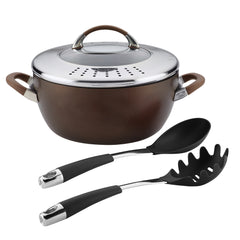 4-Piece Hard-Anodized Nonstick Cookware Set - 48