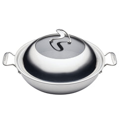 Wok with Glass Lid and Hybrid SteelShield Technology Product Image