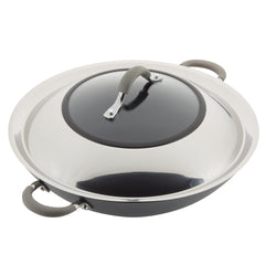 14-Inch Wok: Nonstick with Lid Product Image