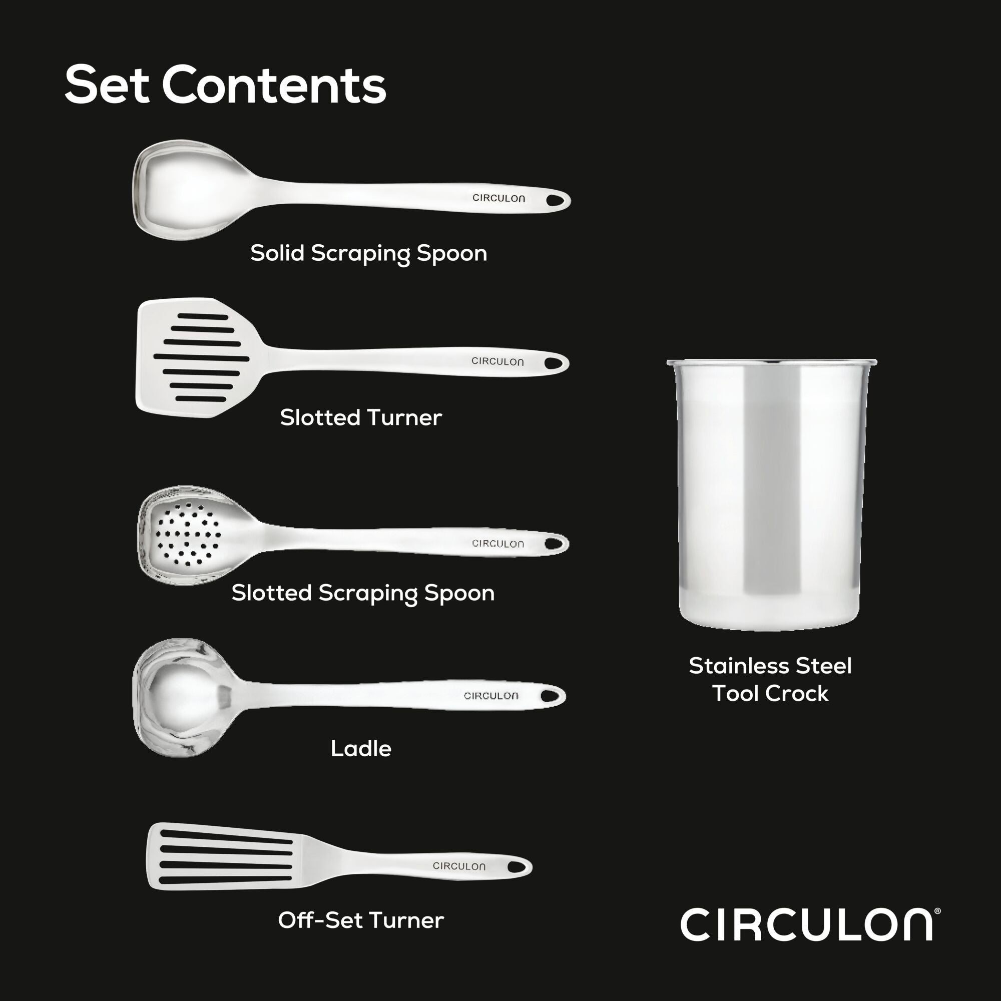 Circulon Tool Set, 5 Piece