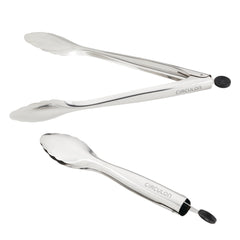 2-Piece Stainless Steel Tongs Set Product Image