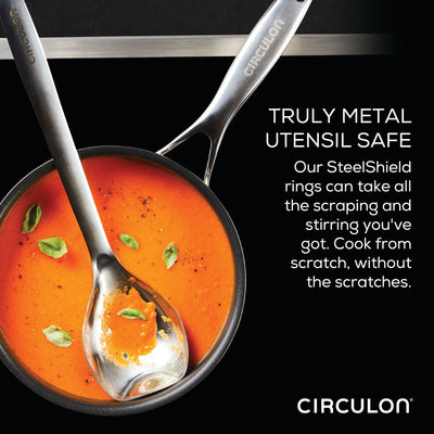 Wok with Glass Lid and Hybrid SteelShield Technology