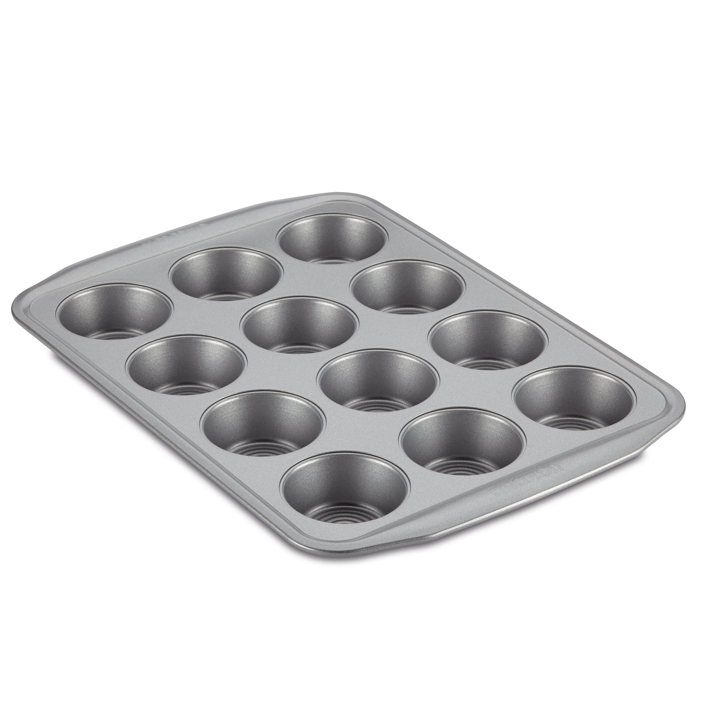 The Nonstick Muffin Pan is designed with twelve baking cups to ensure even cooking and easy release, making it ideal for all your favorite oven-safe recipes.