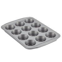 The Nonstick Muffin Pan is designed with twelve baking cups to ensure even cooking and easy release, making it ideal for all your favorite oven-safe recipes.