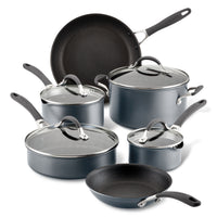 10-Piece ScratchDefense™ Nonstick Set for lasting durability.