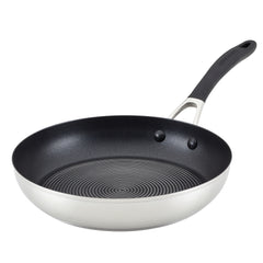 10.25-Inch Stainless Steel and Hybrid Nonstick Frying Pan - 23